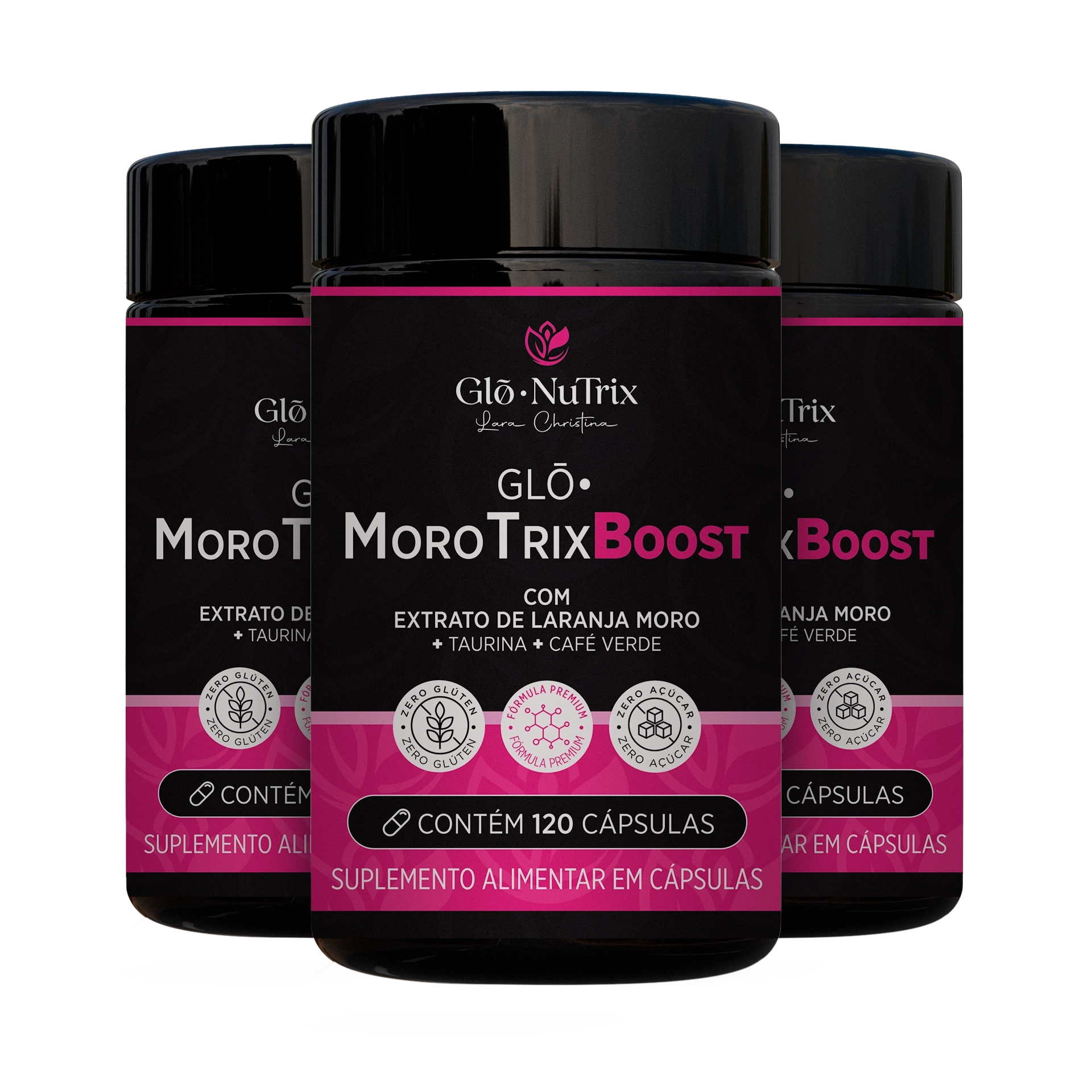 Combo 3x Glō• MoroTrixBoost – Emagrecimento e Controle Metabólico