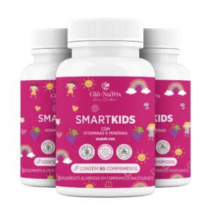 Combo 3x SmartKids – Vitamina Infantil Mastigável