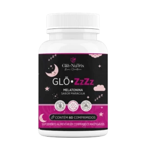Glō• ZzZz – Melatonina Mastigável Sabor Maracujá